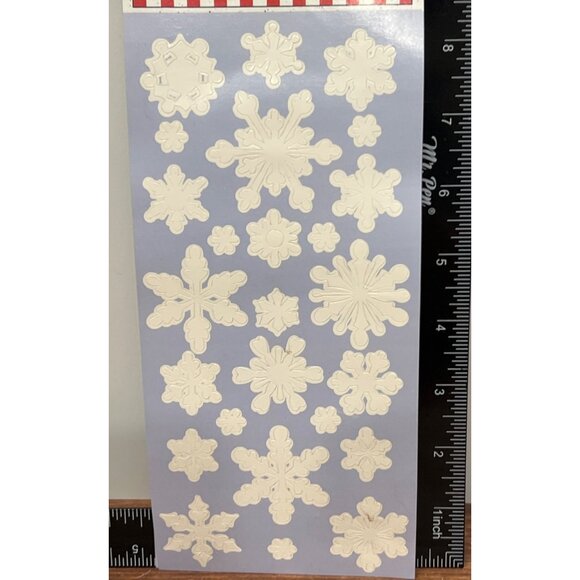 HTF Provo Craft Snowflake Sticky Die-Cuts Scrapbooking Embellishments 42-1235 - Picture 3 of 5